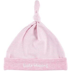 Stephan Baby Unisex Baby Pull on Cap, Little Blessing-Pink, 0-3 Months
